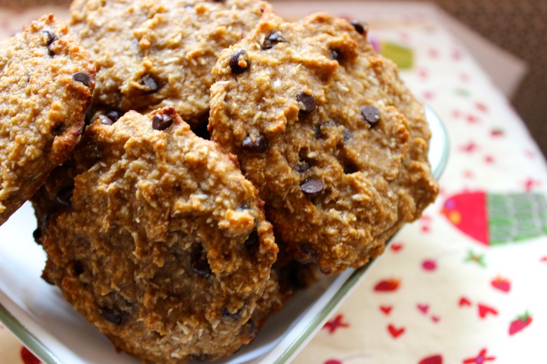 Paleo Banana Chocolate Chip Cookies