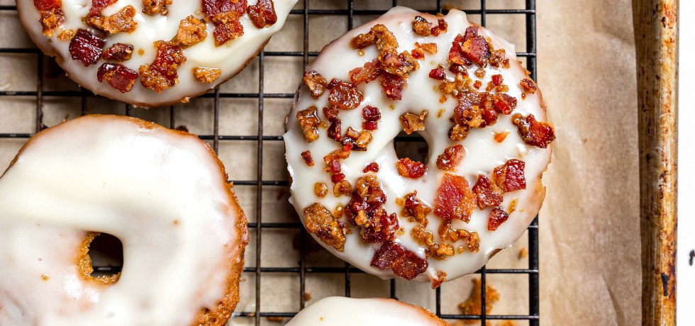 Maple bacon donuts