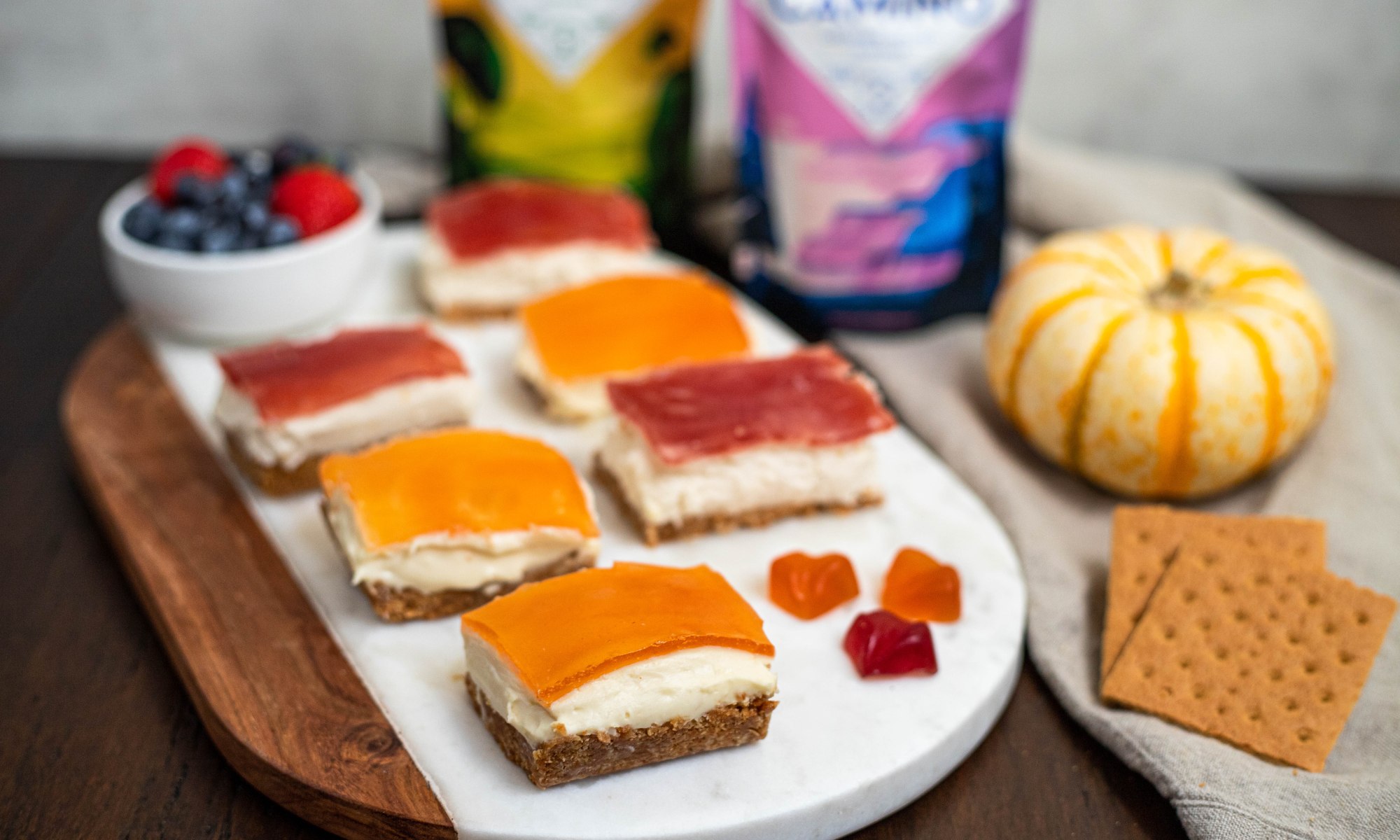 medicated no-bake cheesecakes